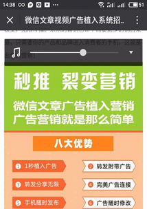 圖 文章廣告植入系統招代理 北京網站建設推廣